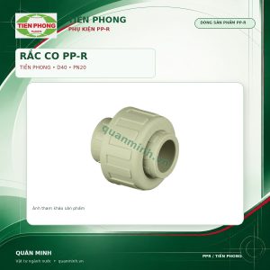 2343 r40t rac co nhua ppr tien phong d40 pn20