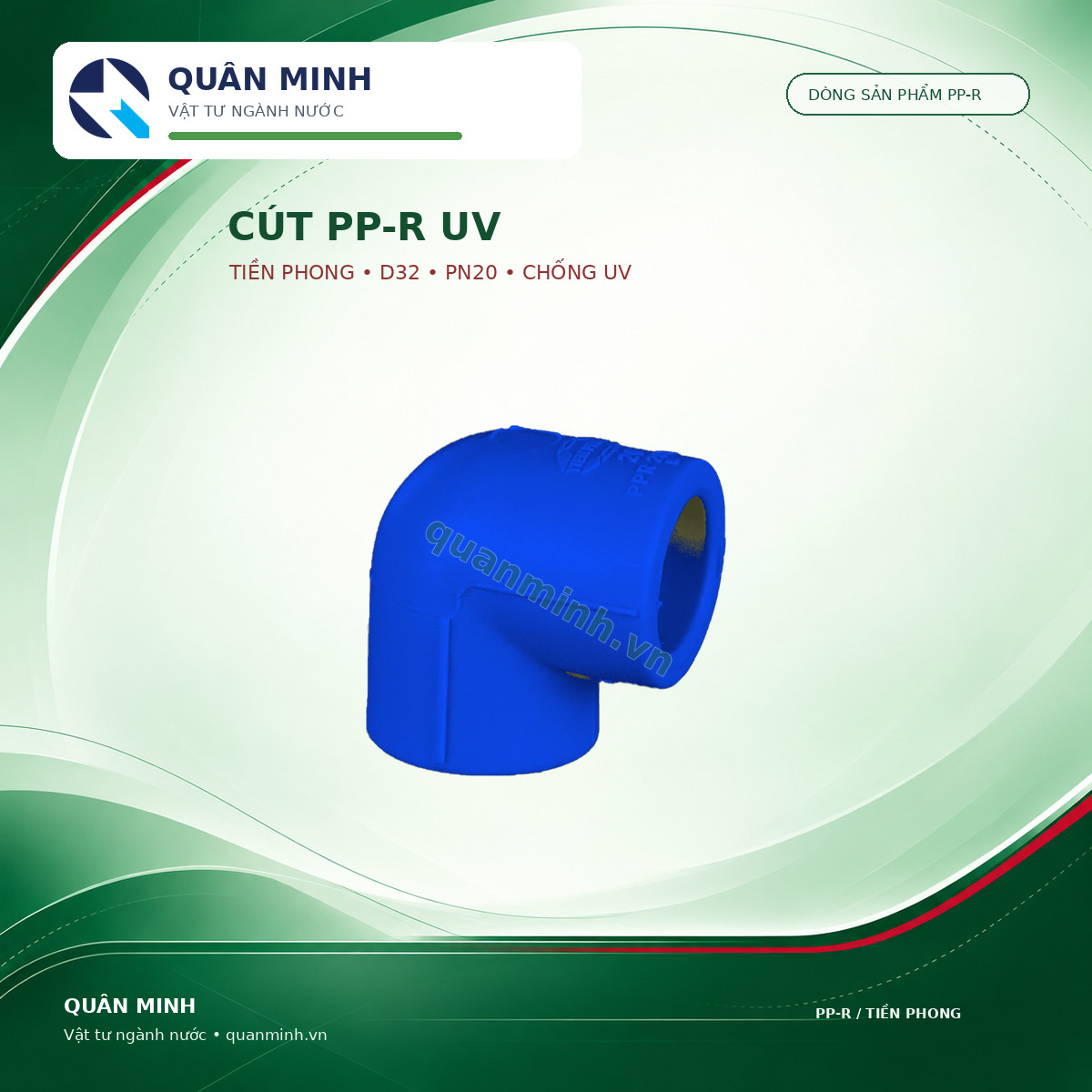 2516 uvc32t cut ppr uv tien phong d32 pn20