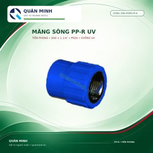 2586 uvrt40t mang song ren trong ppr uv tien phong d40x1 1 4 pn20