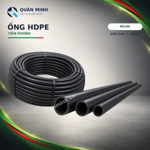 2627 1001640t ong hdpe pe100 tien phong d40 pn16