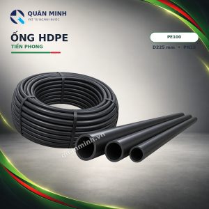 2638 10016225t ong hdpe pe100 tien phong d225 pn16