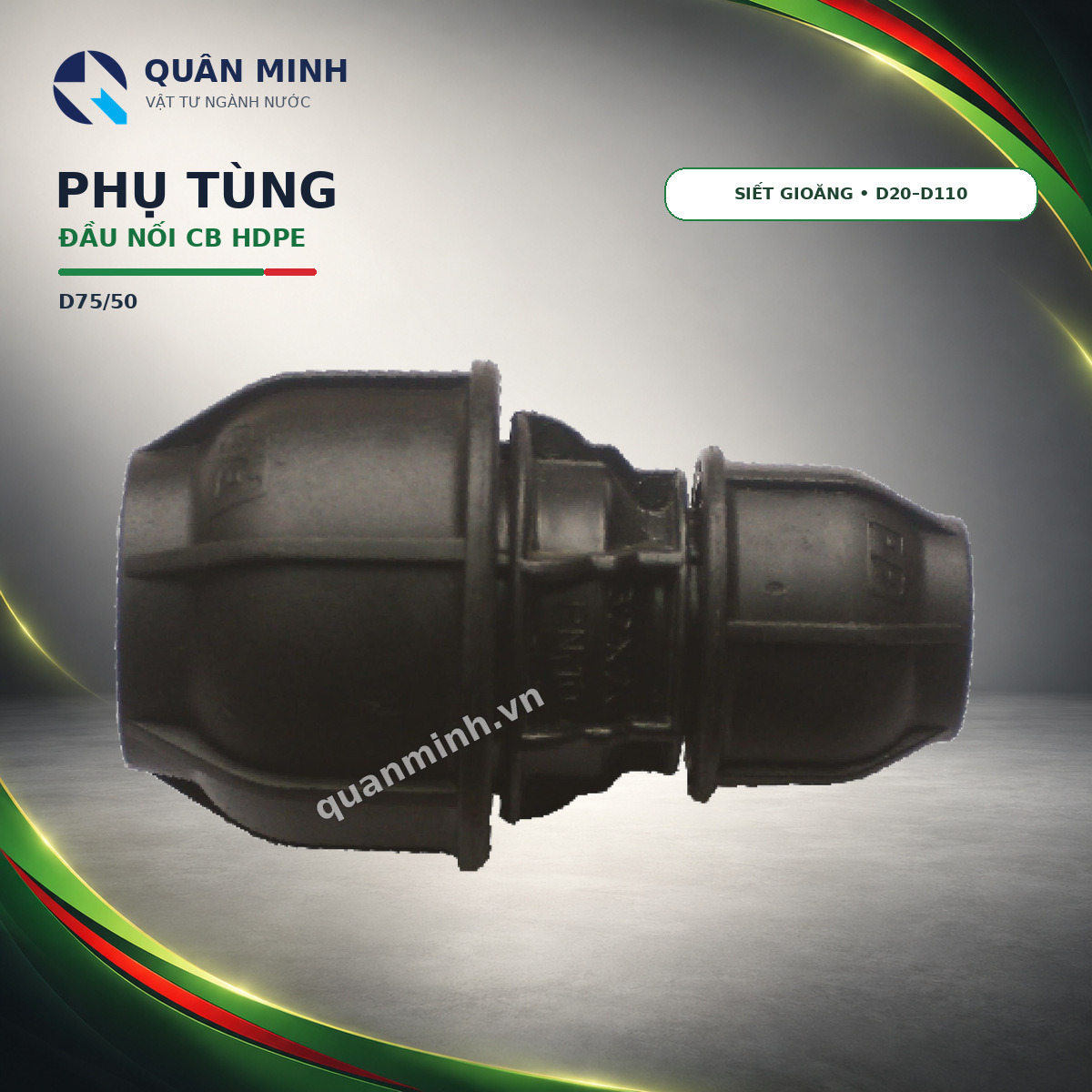 2936 pct7550t hdpe tien phong dau noi cb hdpe tien phong d75 50