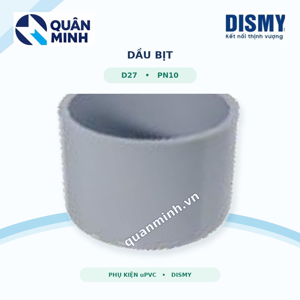 au bit upvc dismy dn27 pn10