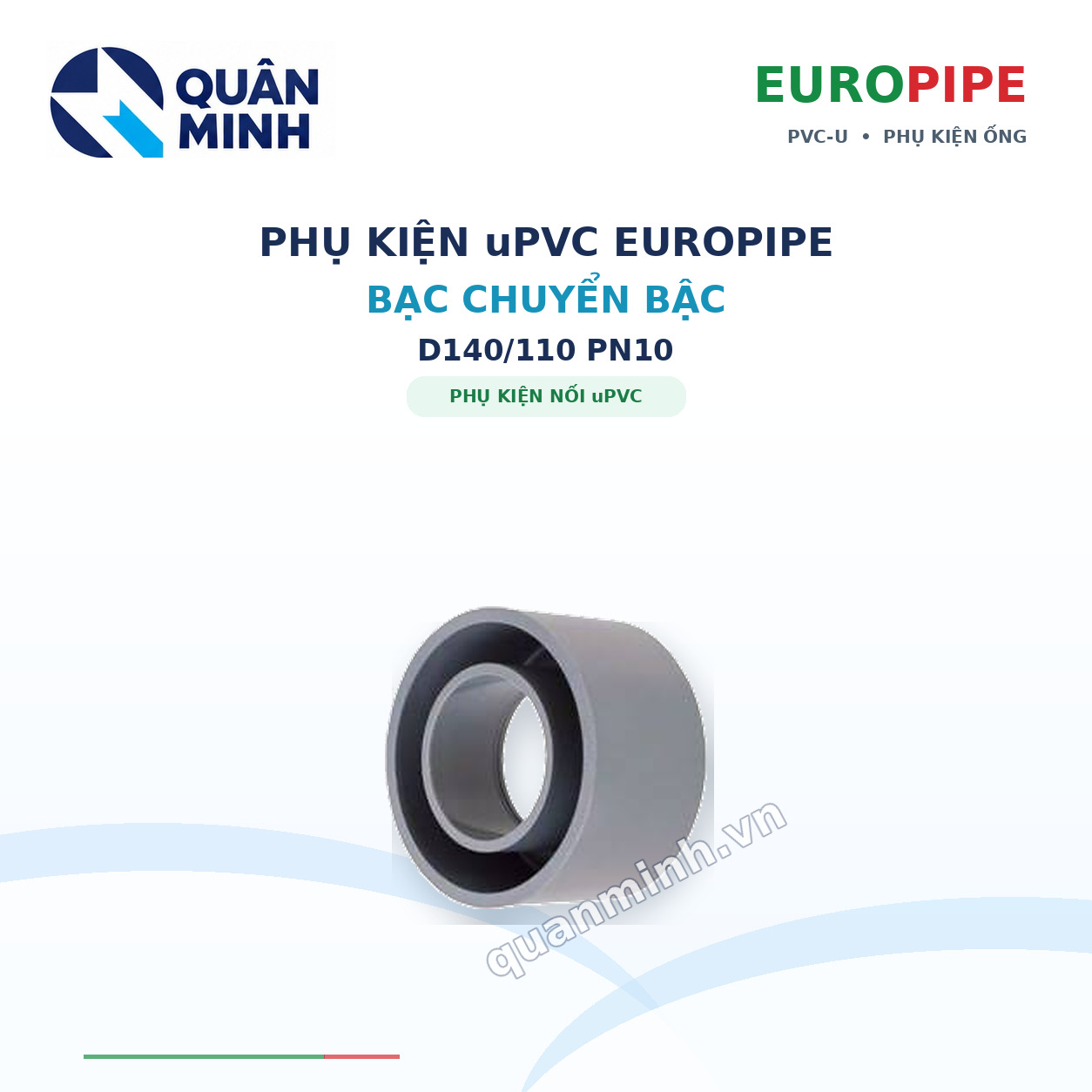 bac cb upvc europipe d140 110 pn10
