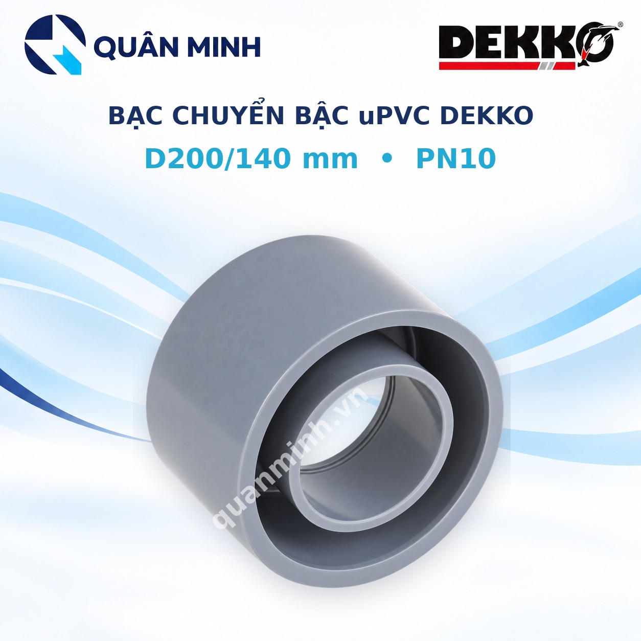 bac chuyen bac upvc dekko d200 140 pn10