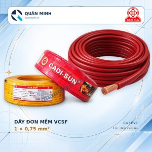 cadisun vcsf 1x0 75mm2 vcsf1075c