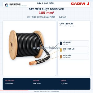 cadivi day mem ruot dong vcm 185 0 6 1kv