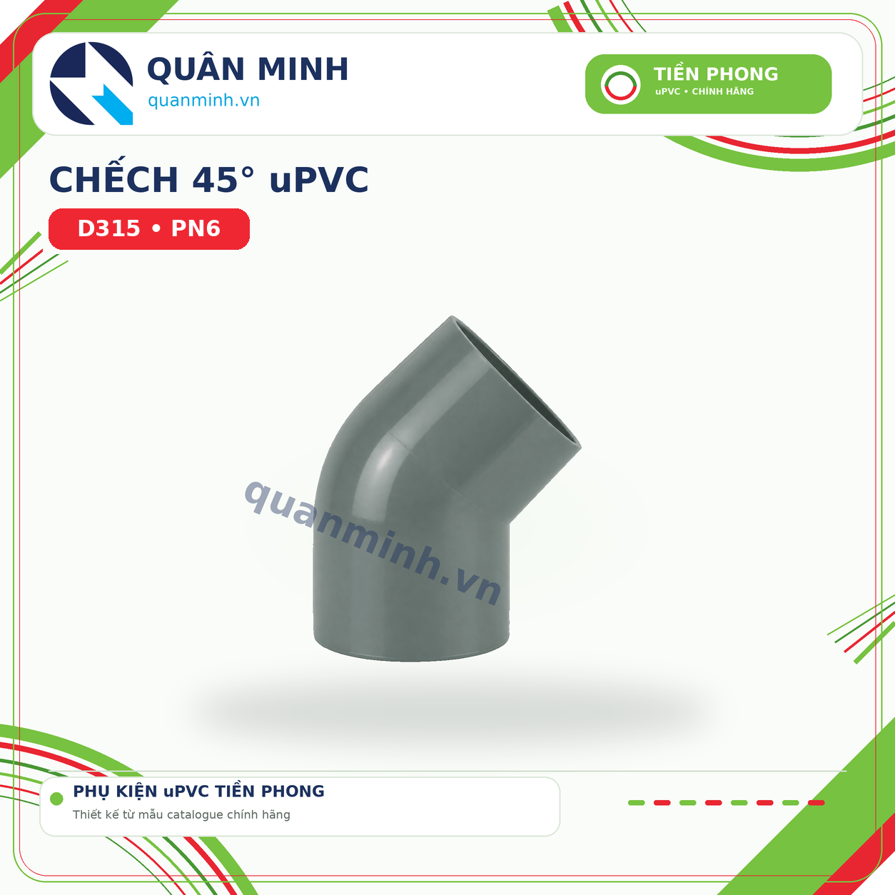 chech upvc tien phong d315 pn6