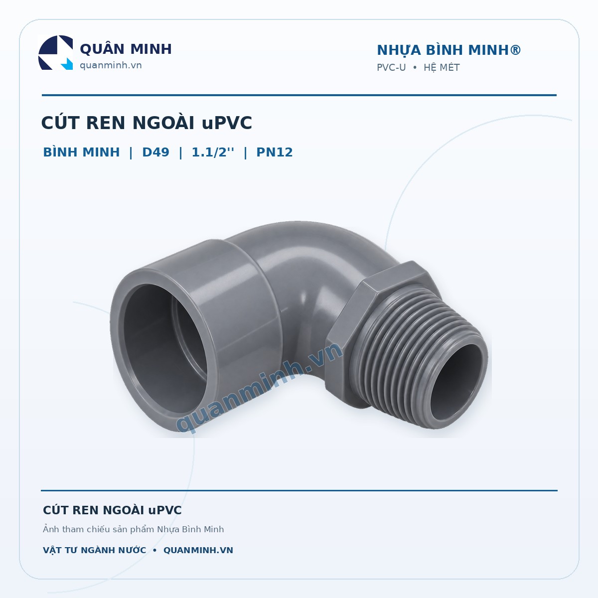 cut ren ngoai upvc binh minh d49x1 1 2 pn12