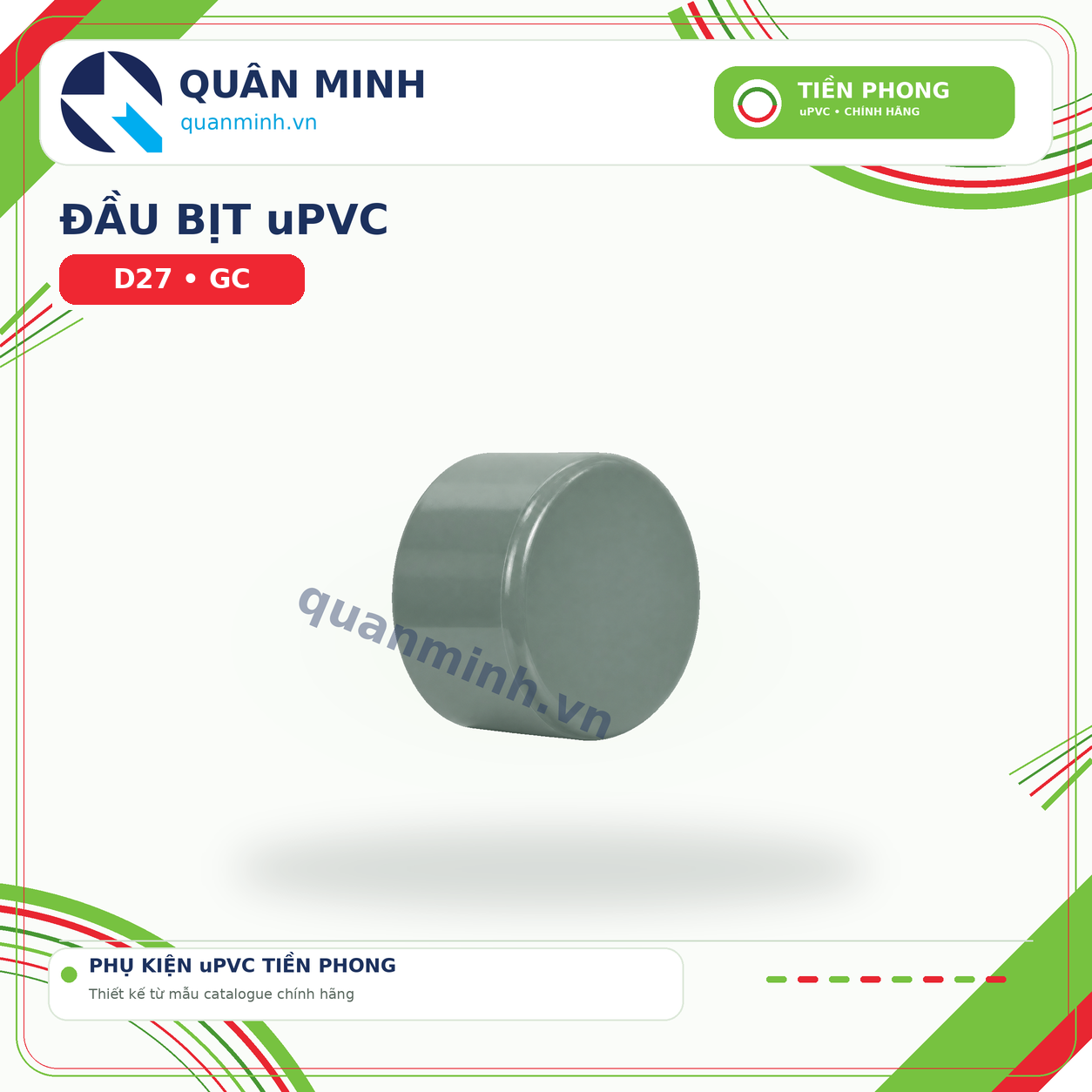 dau bit upvc tien phong d27 gc