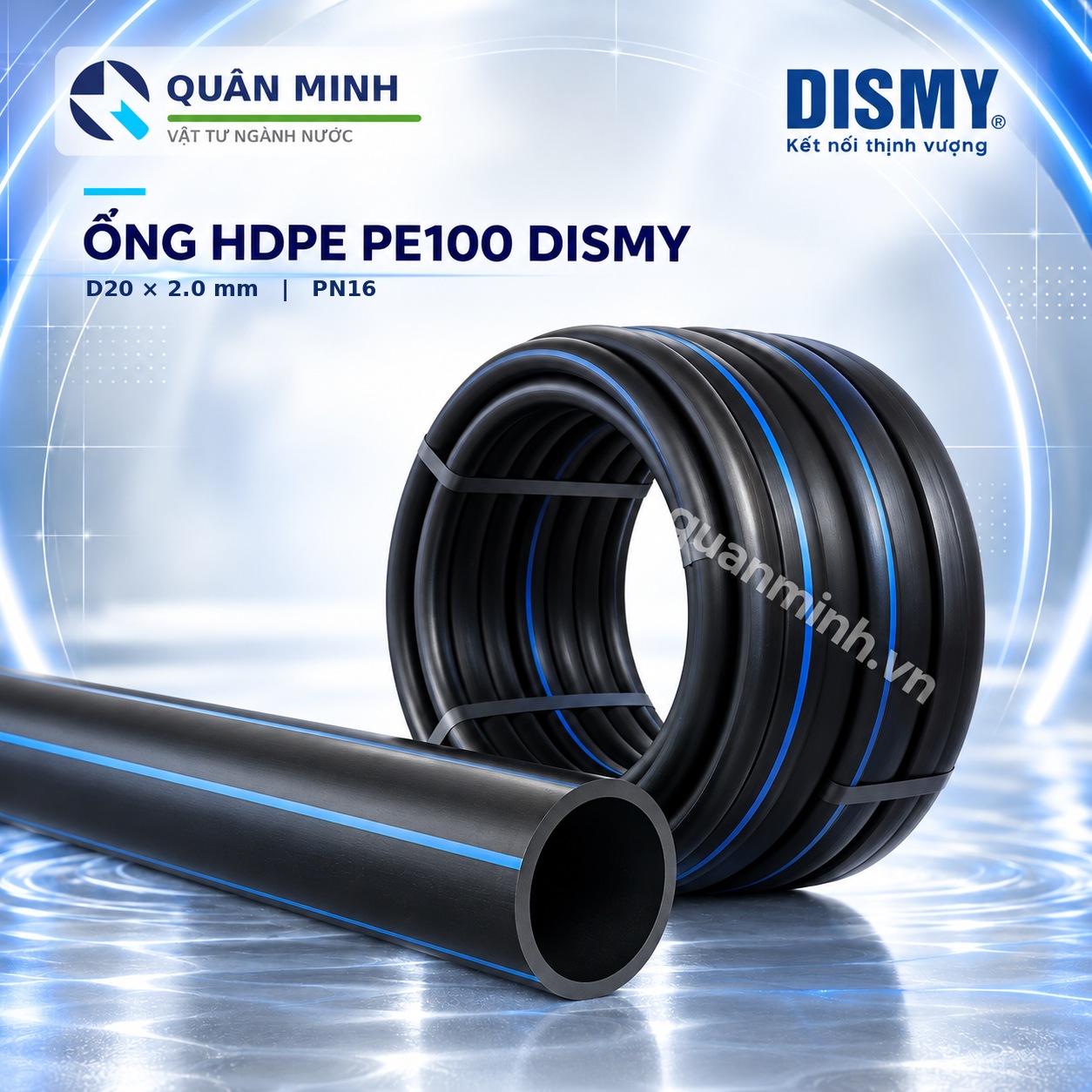 dismy hdpe pe100 20 pn16