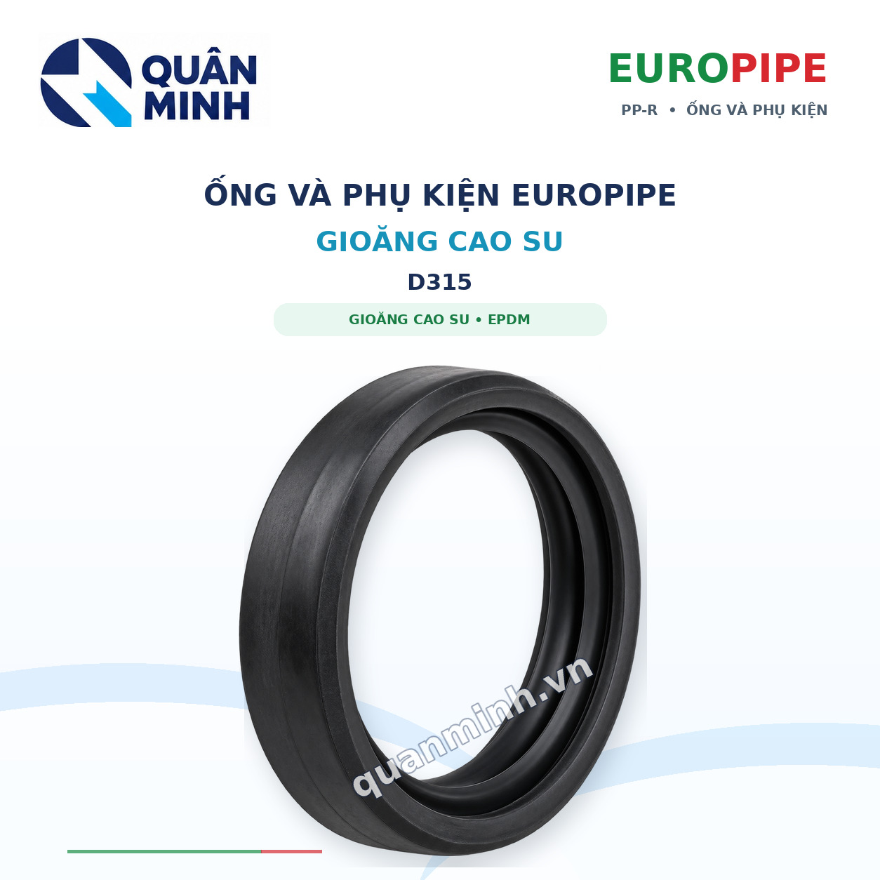 gioang cao su europipe d315