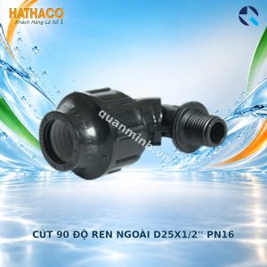 hathaco cut 90 do ren ngoai hdpe d25x1 2 pn16