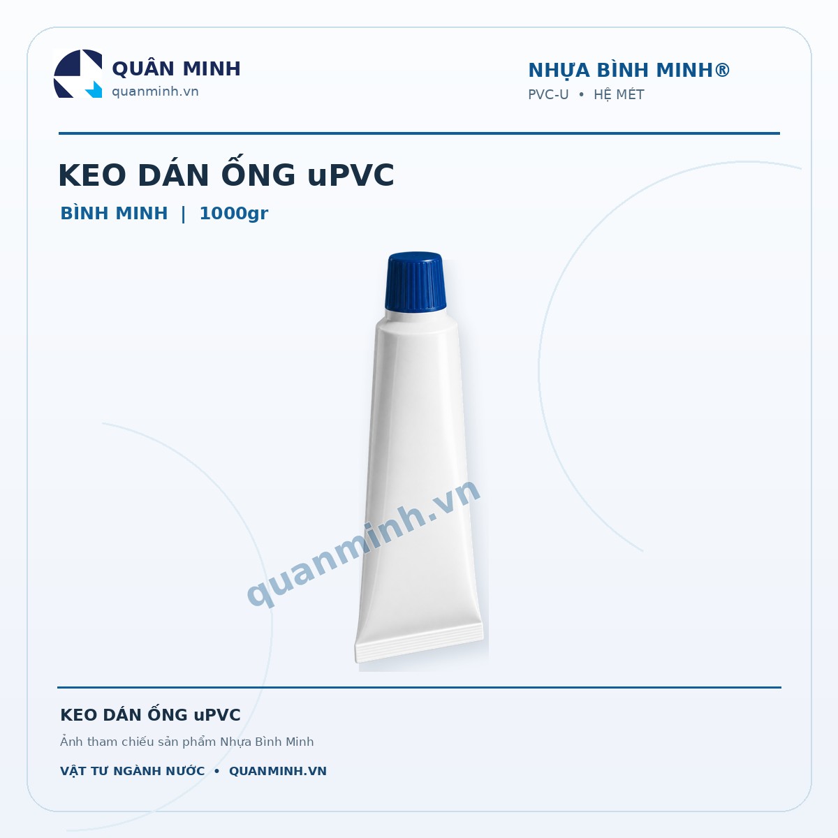 keo can upvc binh minh 1000gr