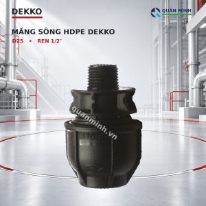 mang song mot dau ren ngoai hdpe dekko 25x1 2