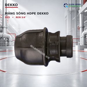 mang song mot dau ren trong hdpe dekko 25x3 4