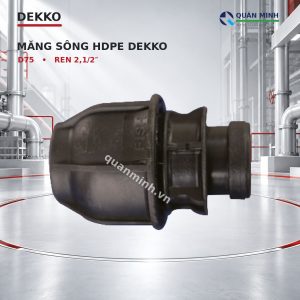 mang song mot dau ren trong hdpe dekko 75x2 1 2