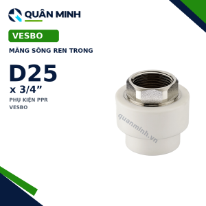 mang song ren trong ppr vesbo d25x3 4