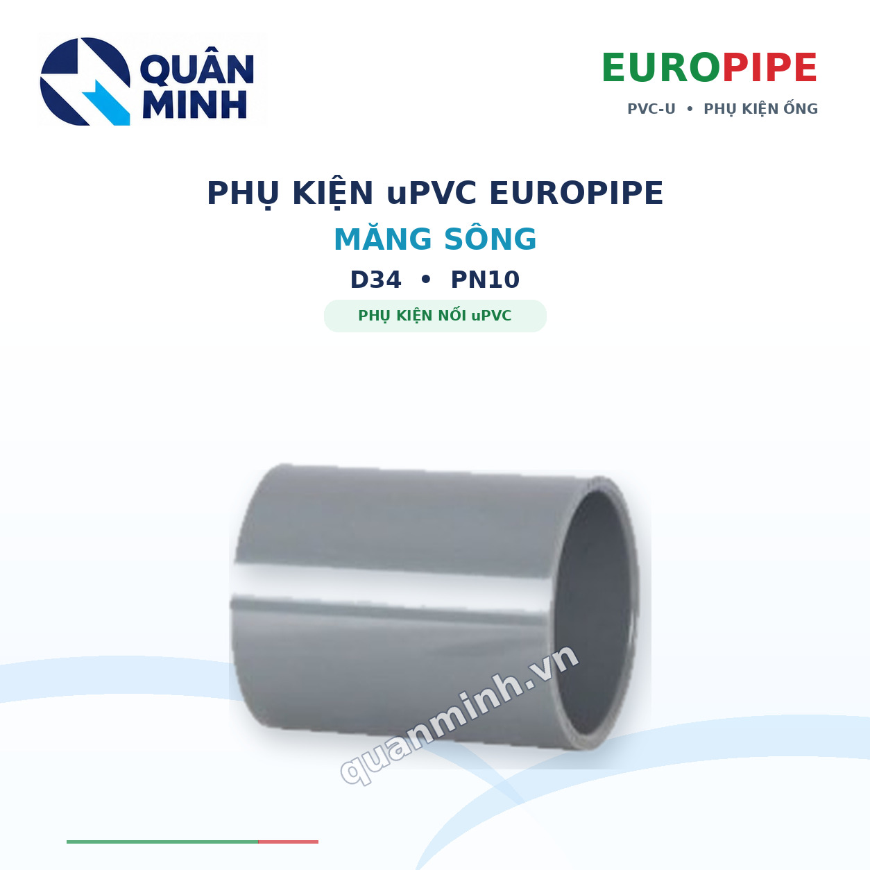 mang song upvc europipe d34 pn10