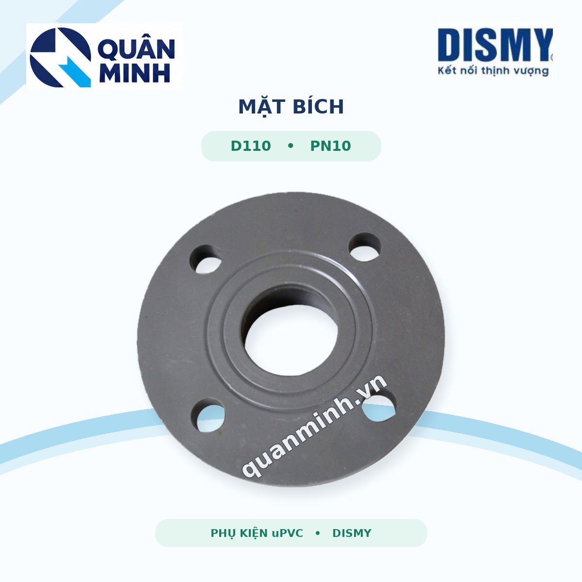 mat bich upvc dismy d110 pn10