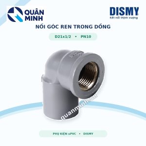 noi goc ren trong dong upvc dismy d21x1 2 pn10