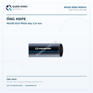 ong hdpe binh minh pe100 d25 pn 20 day 3 0 mm