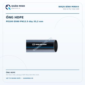 ong hdpe binh minh pe100 d560 pn12 5 day 33 2 mm