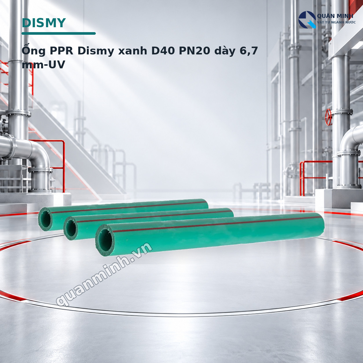 ong ppr dismy xanh d40 pn20 day 6 7 mm uv