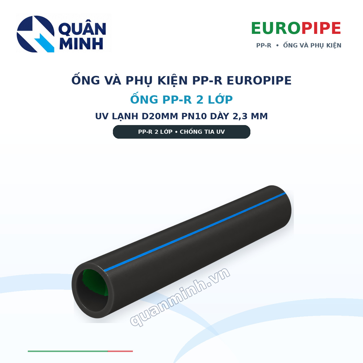 ong ppr europipe uv lanh d20mm pn10 day 2 3 mm