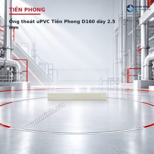 ong thoat upvc tien phong d160 day 2 5 mm