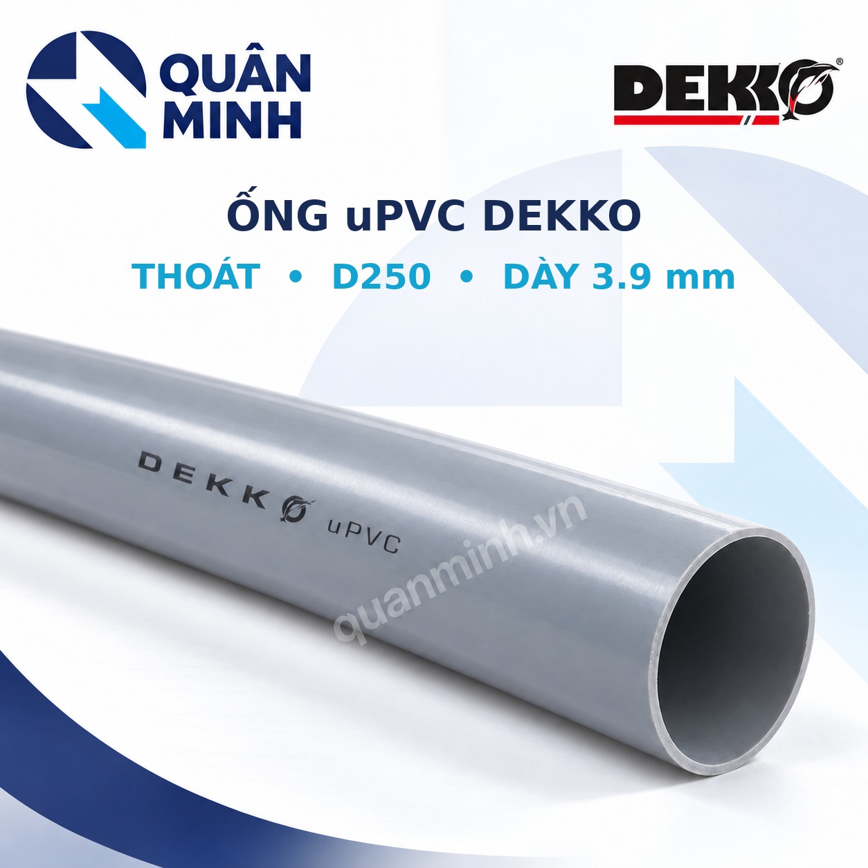 ong upvc dekko thoat d250 day 3 9 mm