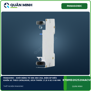 panasonic khoi ong tu din 2no 25a ien ap ieu khien uc theo catalogue kich thuoc 17 8 x 82 x 60 mm
