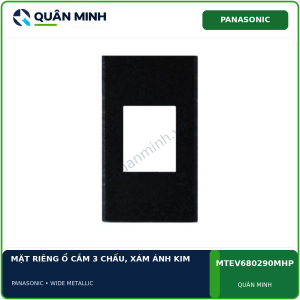 panasonic wide metallic mat rieng o cam 3 chau xam anh kim