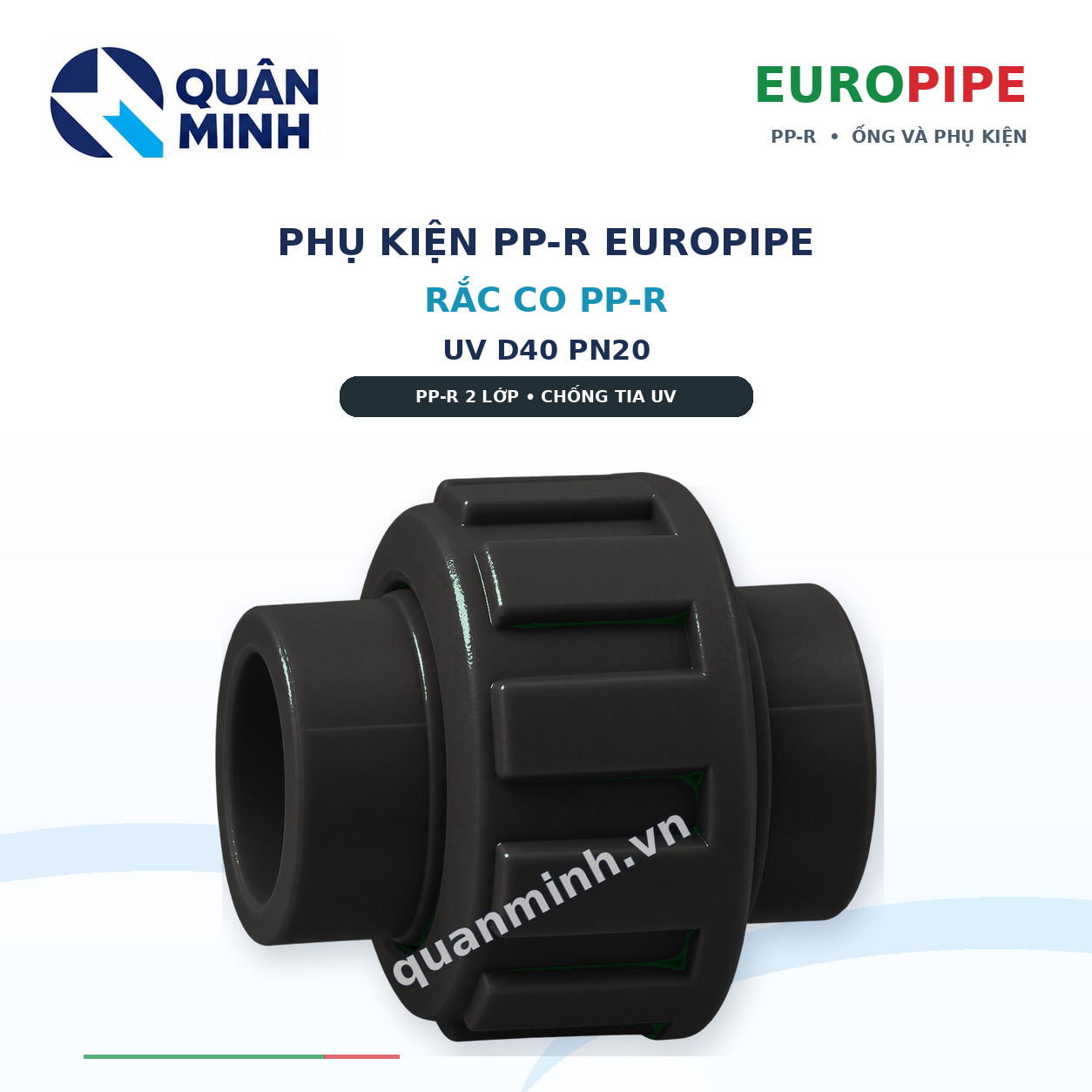 rac co ppr europipe uv d40 pn20
