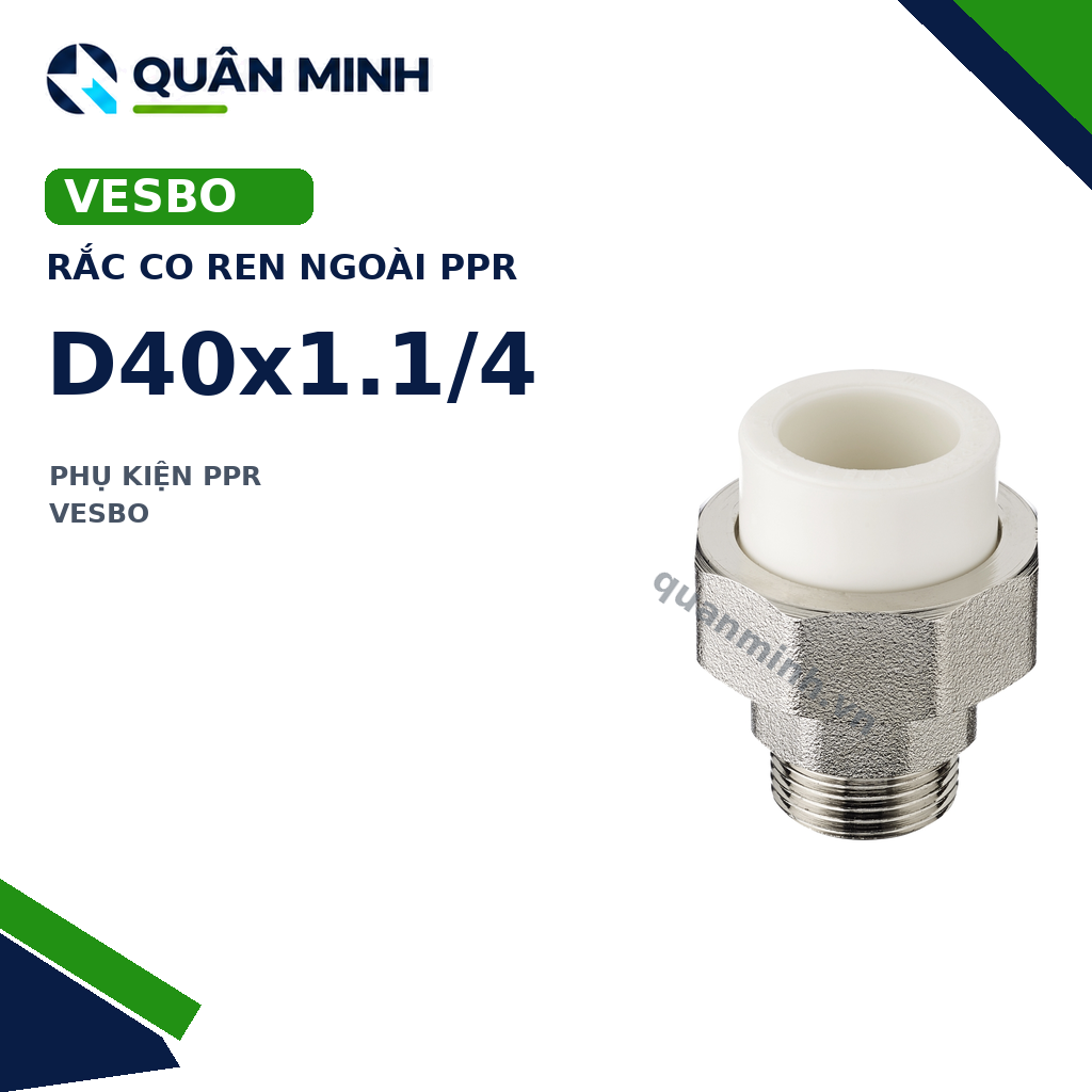 rac co ren ngoai ppr vesbo d40x1 1 4