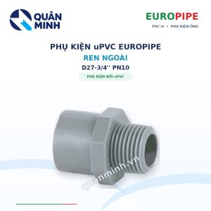ren ngoai upvc europipe d27 3 4 pn10