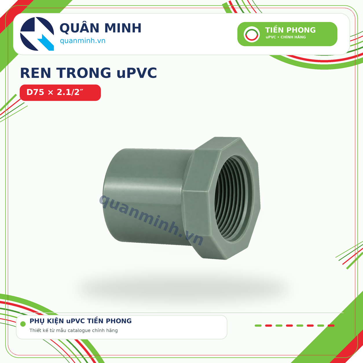 ren trong upvc tien phong d75x2 1 2