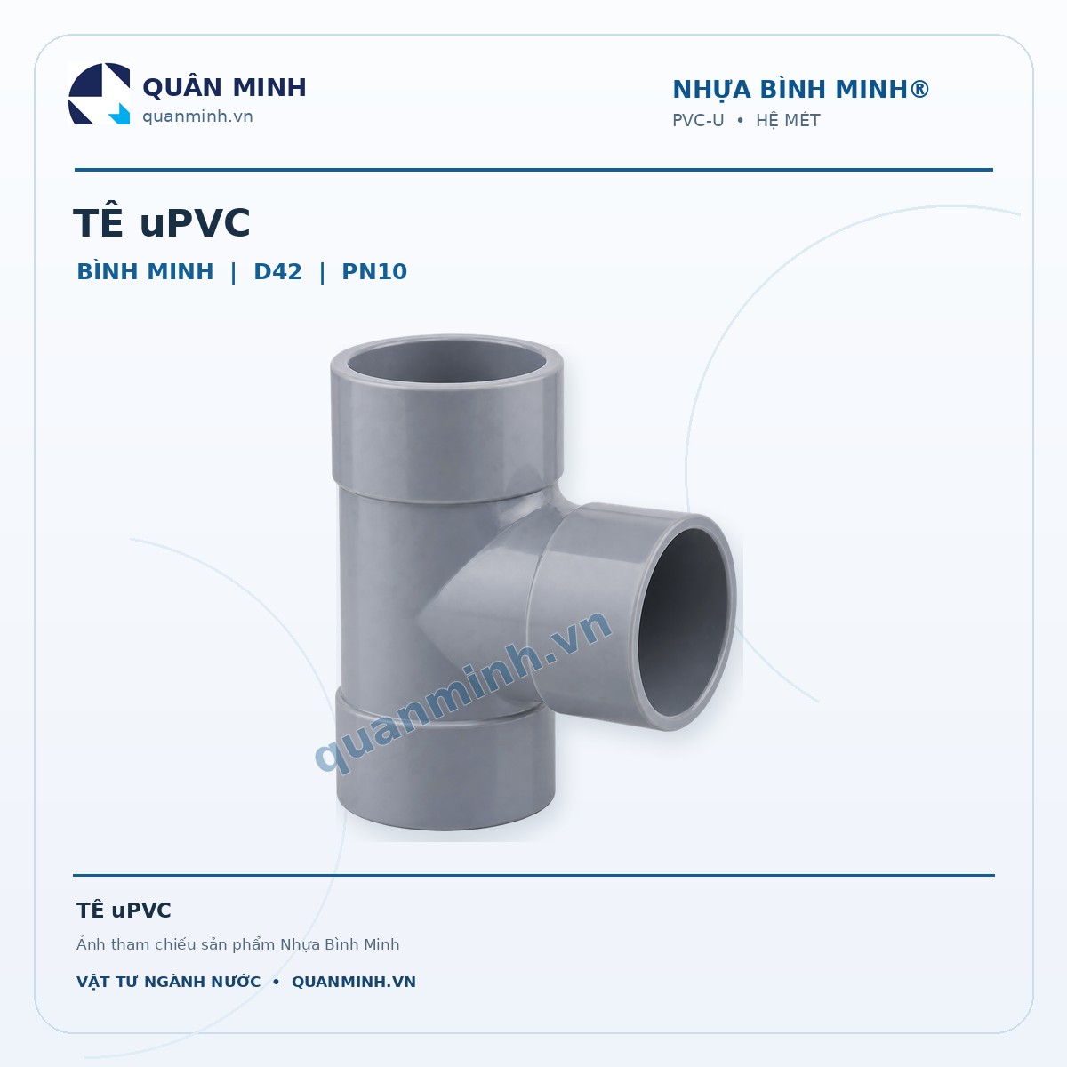 te upvc binh minh d42 pn10