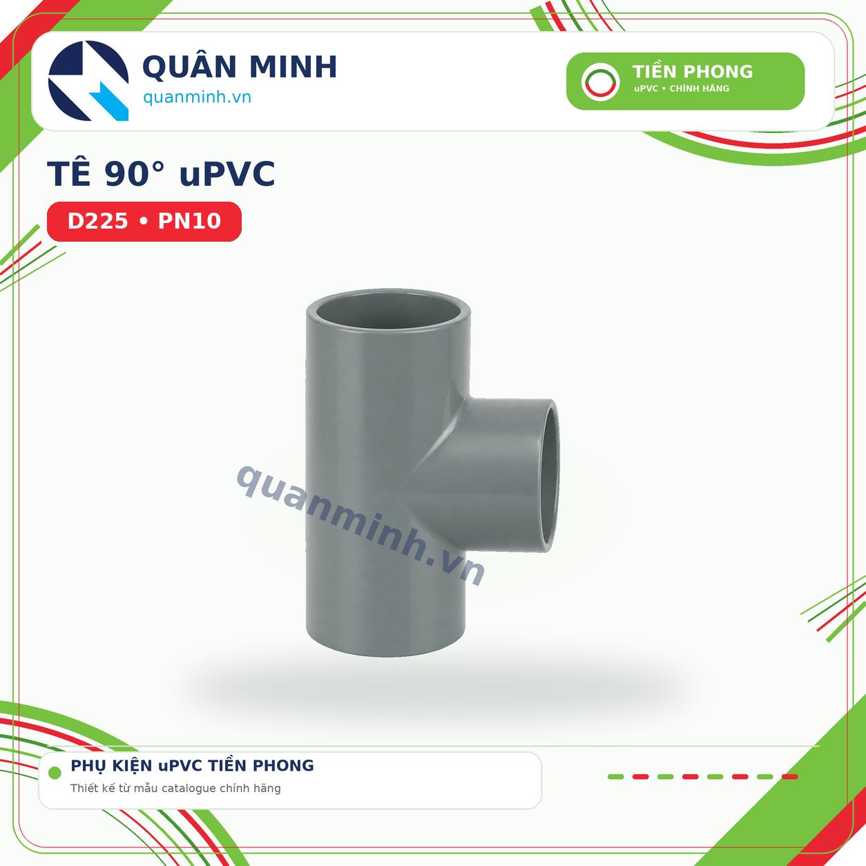 te upvc tien phong d225 pn10