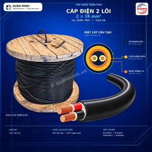 tran phu cap dien 2 loi cu xlpe pvc 2x16 cxv216t