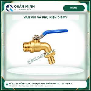 v20hm10 voi gat dong tay dai hop kim nhom pn10 d20 dismy