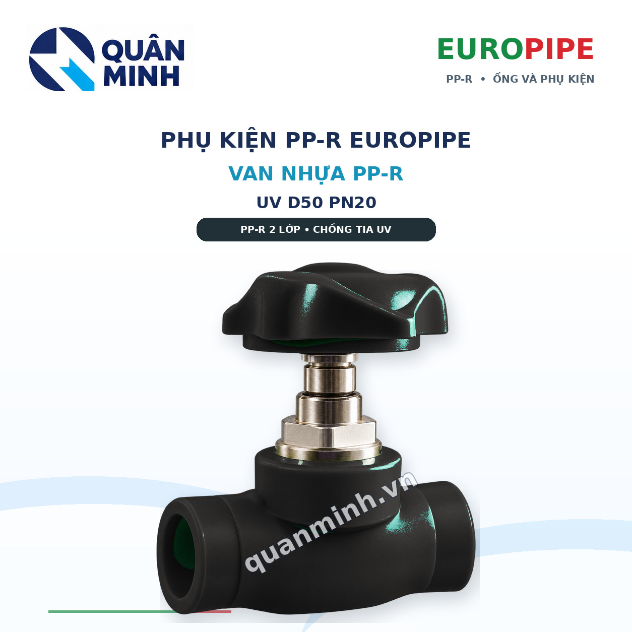 van nhua ppr europipe uv d50 pn20