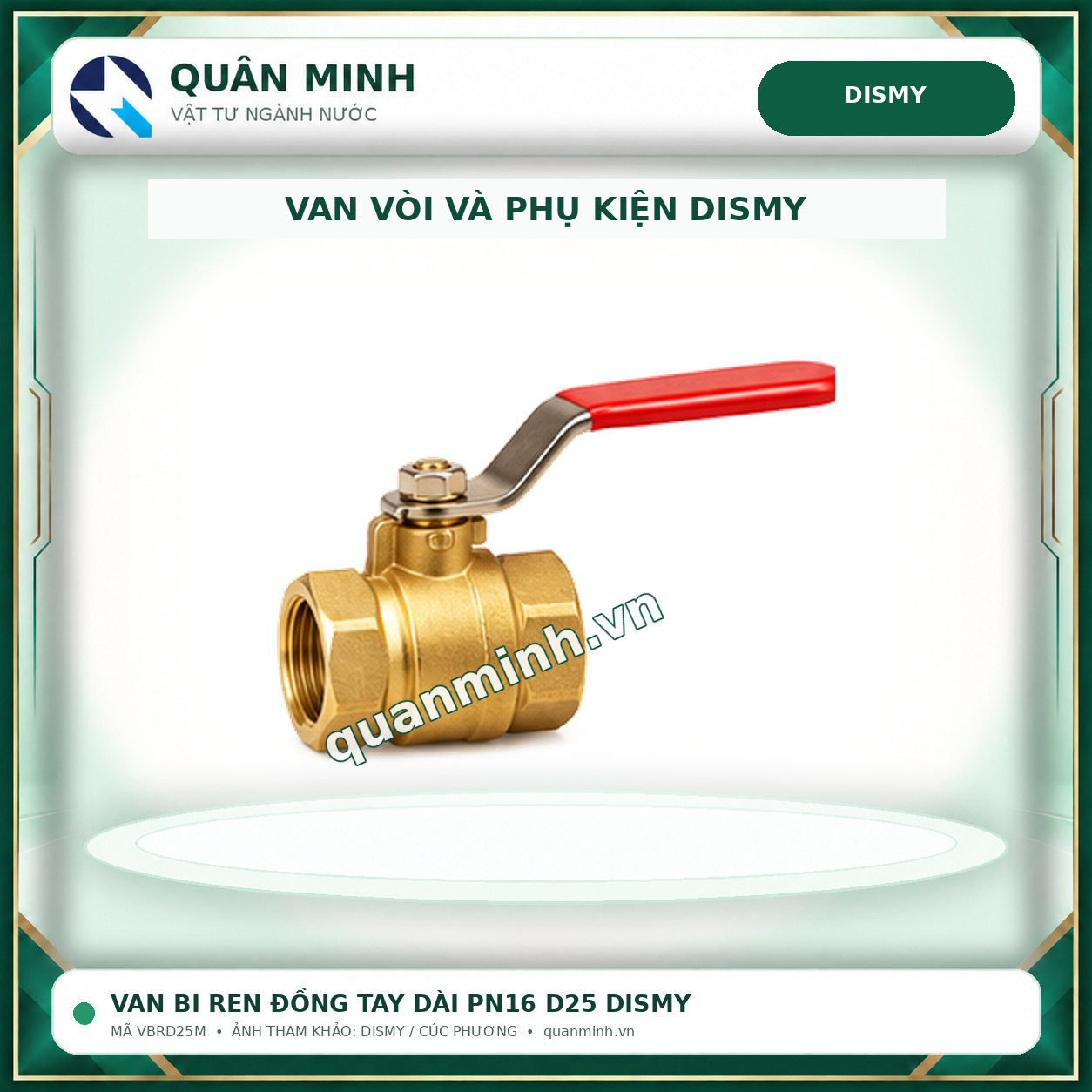 vbrd25m van bi ren dong tay dai pn16 d25 dismy
