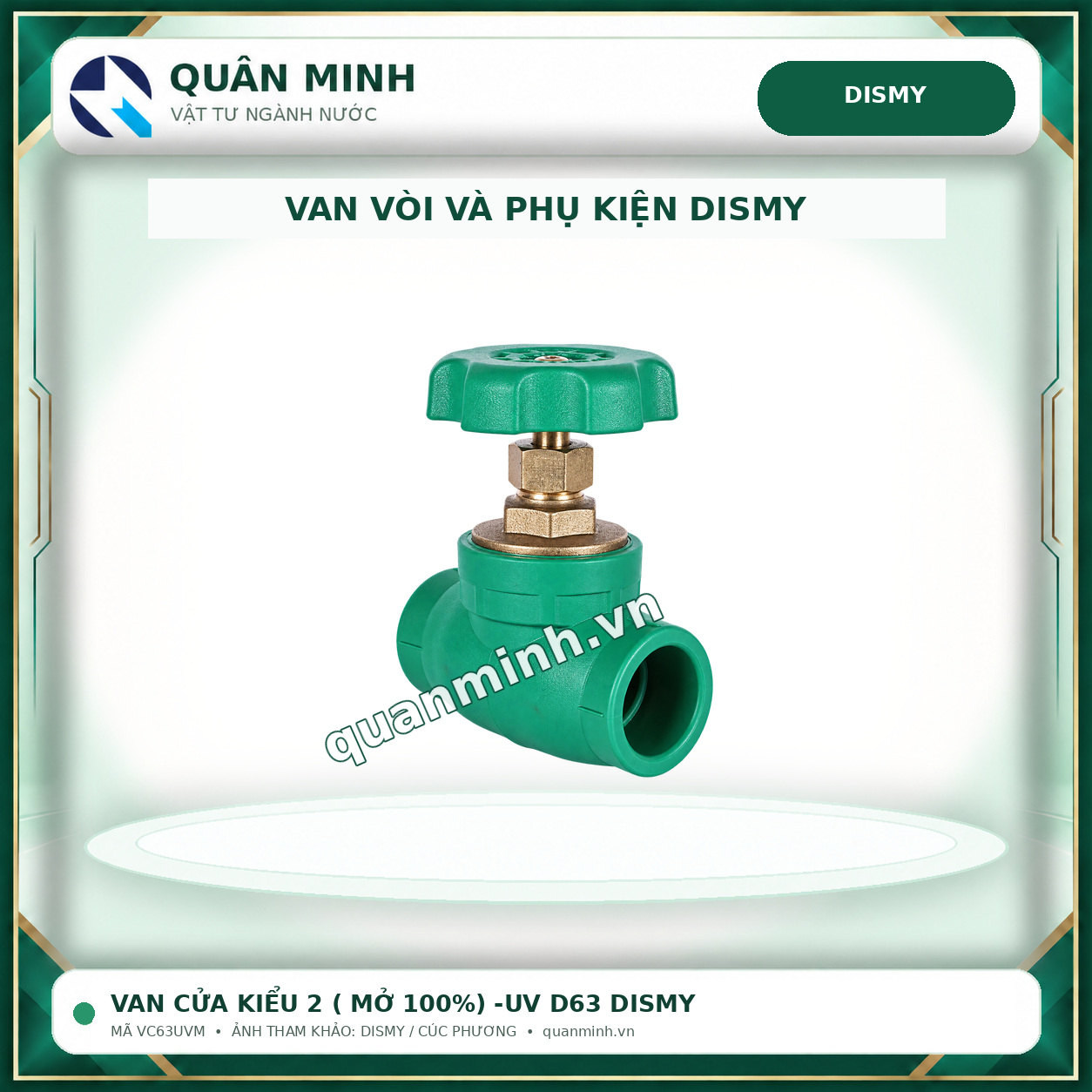 vc63uvm van cua kieu 2 mo 100 uv d63 dismy