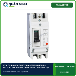 wen wen catalogue panasonic nanoco mccb sf 50a khung 100af 2p 2e icu 20ka tai 240vac