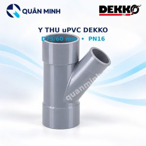 y thu upvc dekko d75 60 pn16