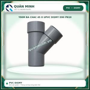 y90m ba chac 45 o upvc dismy d90 pn10